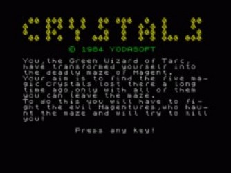 Crystals (1984)(Yodasoft) Rom